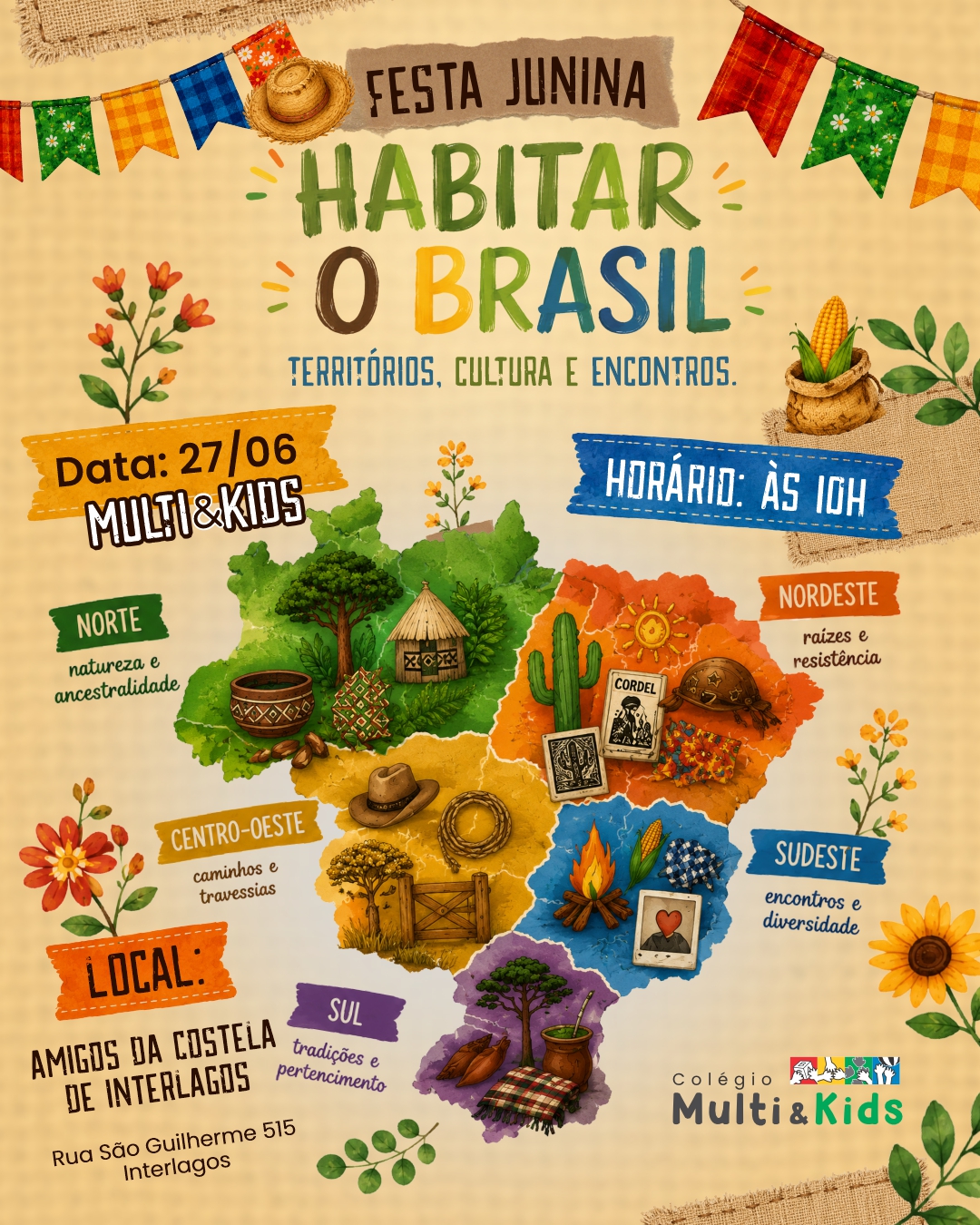Festa Junina Multi Kids